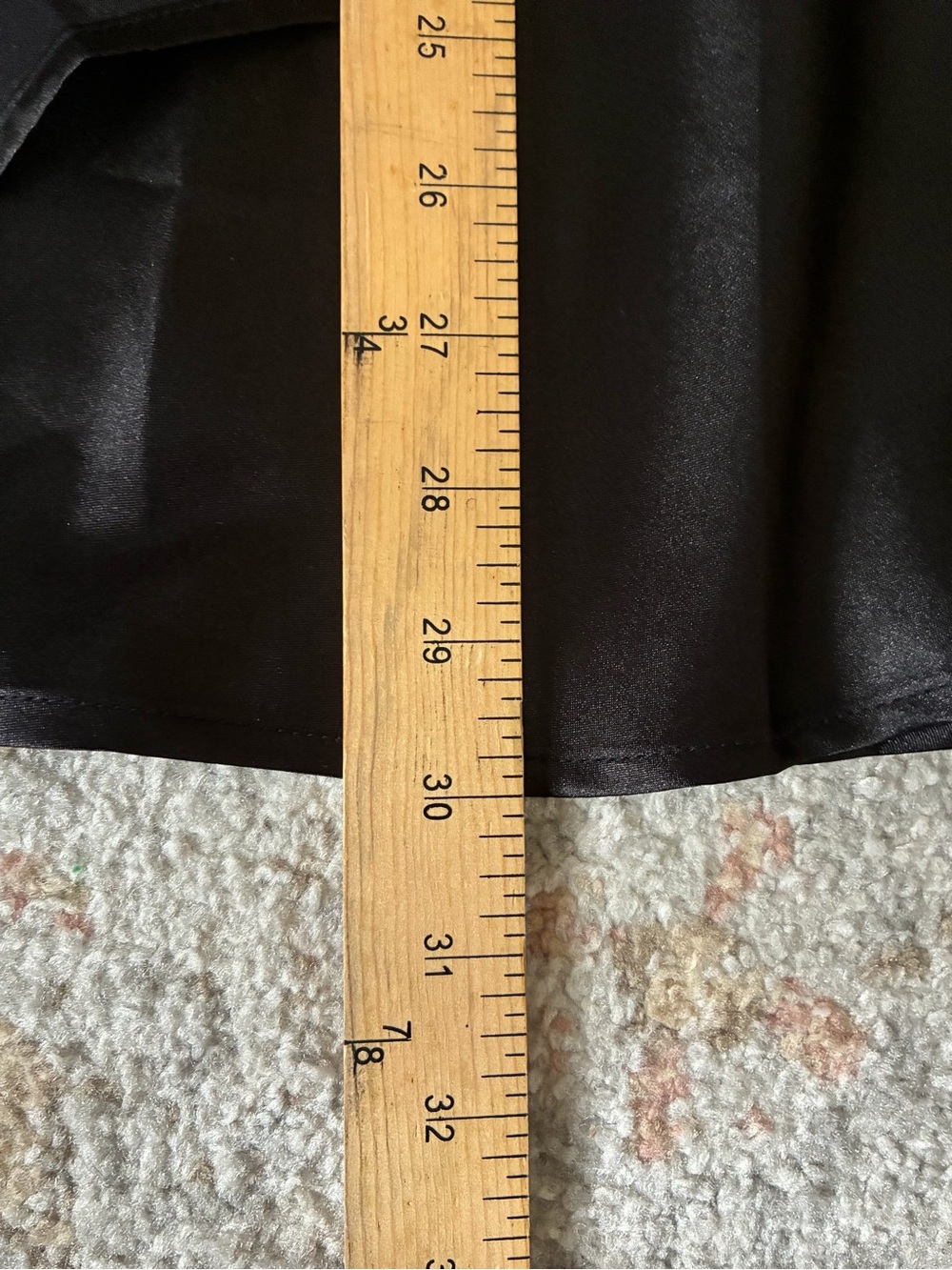 NWT-Verdusa Black Satin Skirt-Size XL - Picture 6 of 7